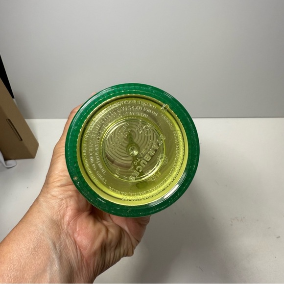 Starbucks 2025 Neon Transparent Tumbler Striped Venti Tumbler with Straw - Picture 3 of 5